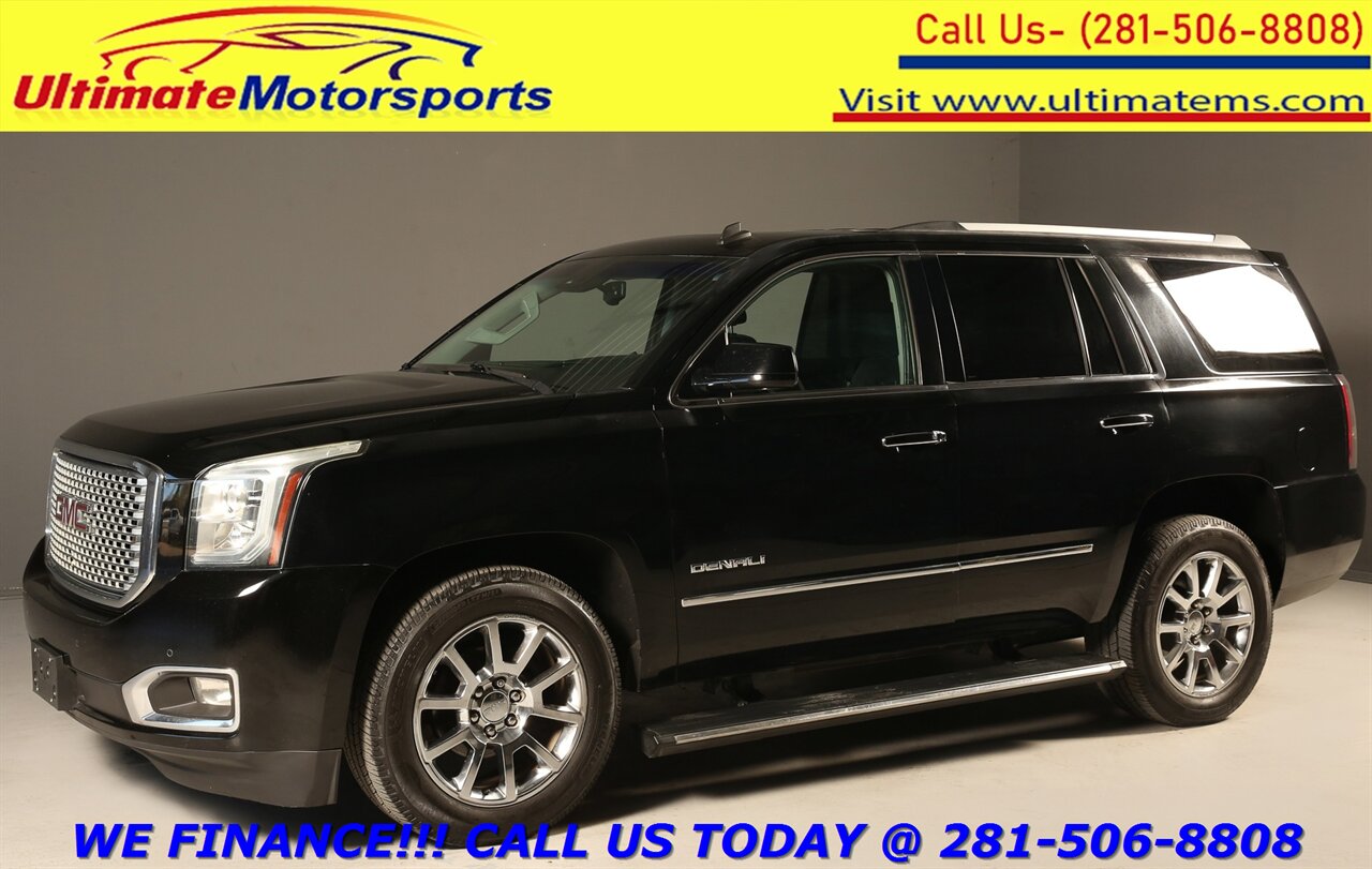2015 GMC Yukon 2015 Denali NAV HUD DVD SUN BLIND 7PASS BOSE CAMRA   - Photo 1 - Houston, TX 77031