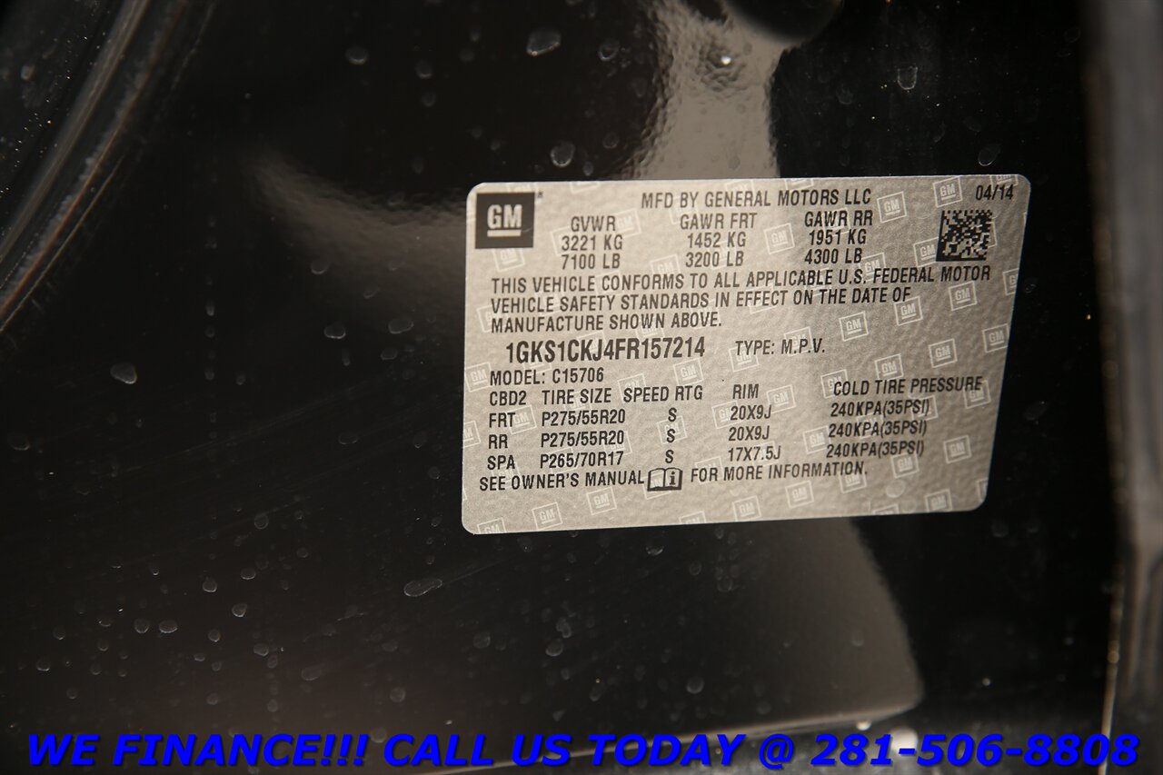 2015 GMC Yukon 2015 Denali NAV HUD DVD SUN BLIND 7PASS BOSE CAMRA - Photo 30 - Houston, TX 77031