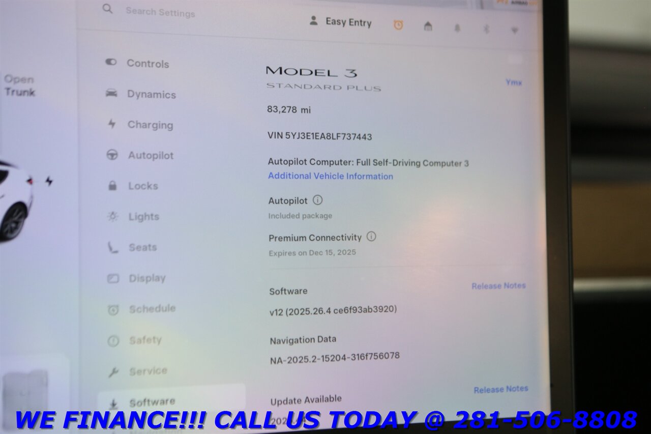 2020 Tesla Model 3 2020 FSD3 AUTOPILOT NAV PANO HEATSEAT 83K MLS   - Photo 16 - Houston, TX 77031