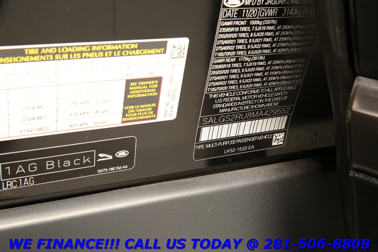 2021 Land Rover Range Rover 2021 P400 HSE Westminster NAV HUD PANO MASSAGE LWB   - Photo 32 - Houston, TX 77031