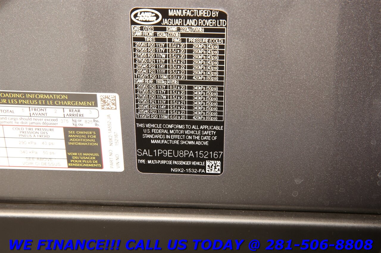 2023 Land Rover Range Rover Sport 2023 P360 SE AWD NAV PANO ADAPT CRUISE 16K MLS!!   - Photo 34 - Houston, TX 77031