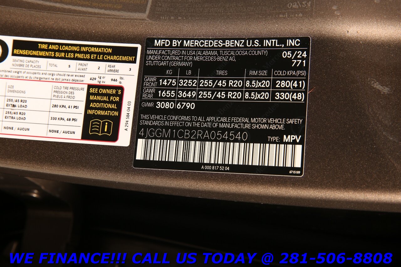 2024 Mercedes-Benz EQE 2024 EQE350 SUV 4MATIC AWD NAV PANO ADAPT 9K MLS   - Photo 32 - Houston, TX 77031