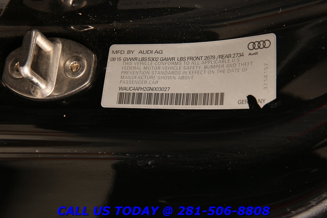 2016 Audi S5 2016 3.0T Quattro Premium Plus AWD NAV BLIND 61K - Photo 24 - Houston, TX 77031