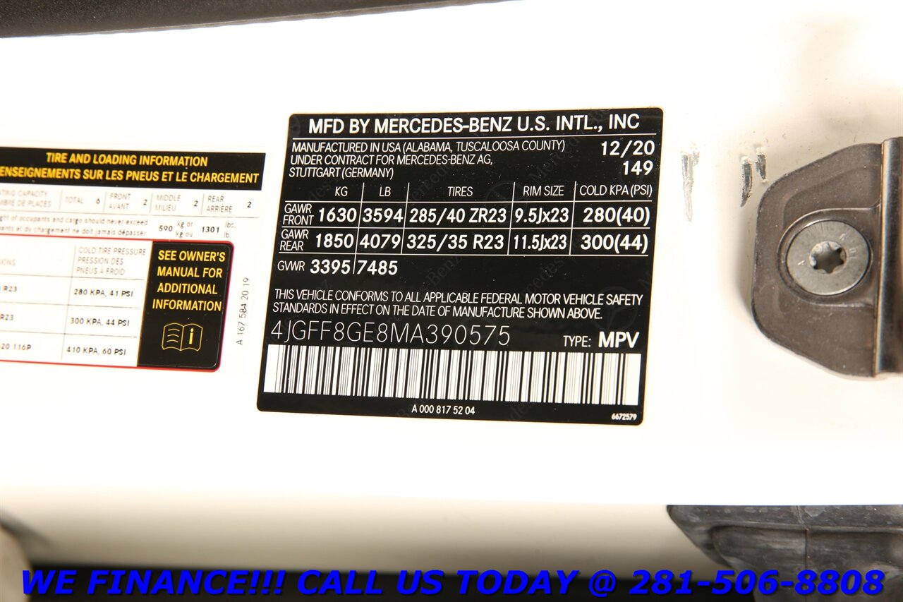 2021 Mercedes-Benz 2021 GLS 580 4MATIC AWD V8 NAV HUD PANO 3ROW AMG   - Photo 34 - Houston, TX 77031