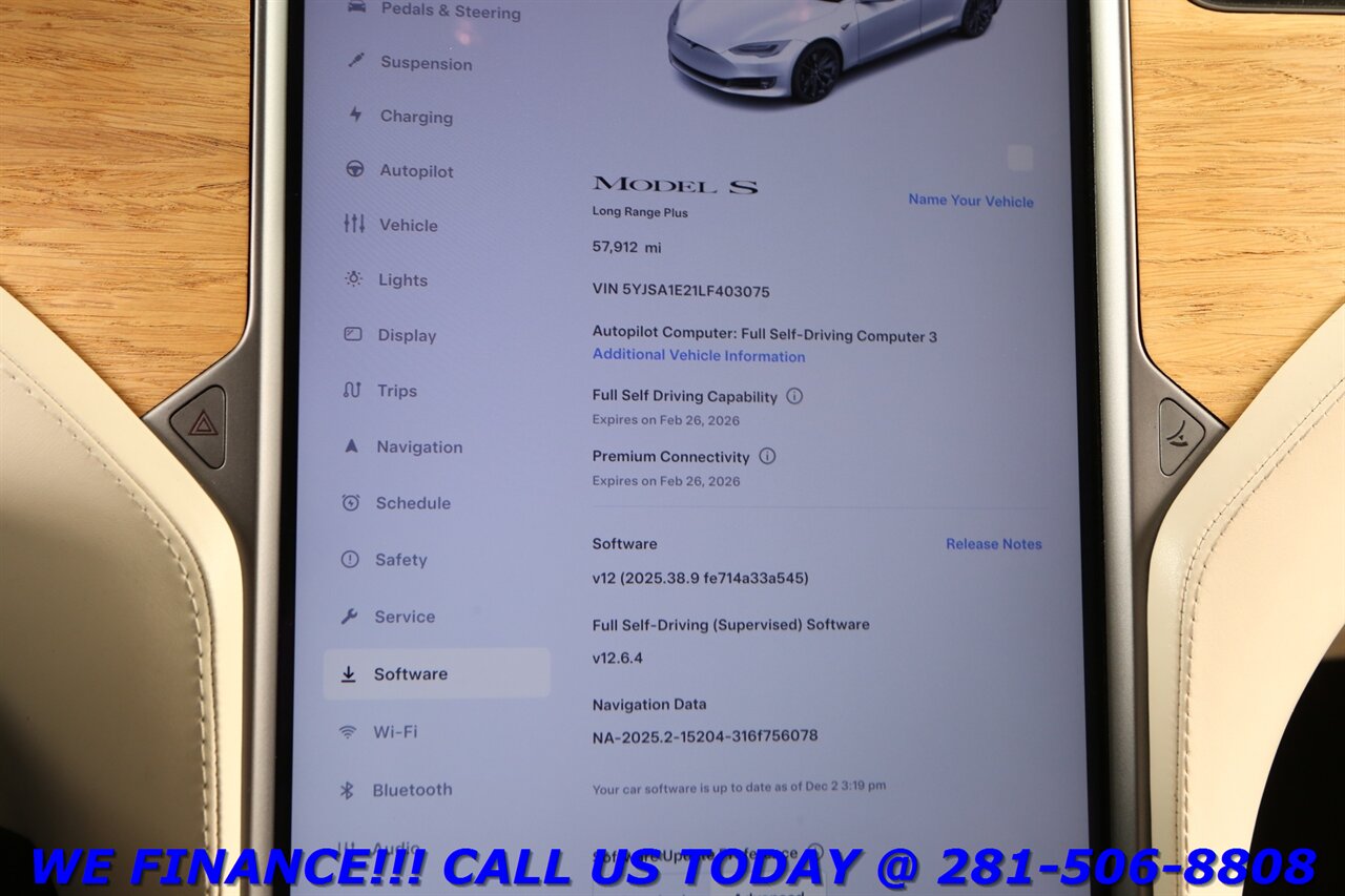 2020 Tesla Model S 2020 Long Range Plus AWD FSD3 AUTOPILOT PANO WOOD   - Photo 15 - Houston, TX 77031