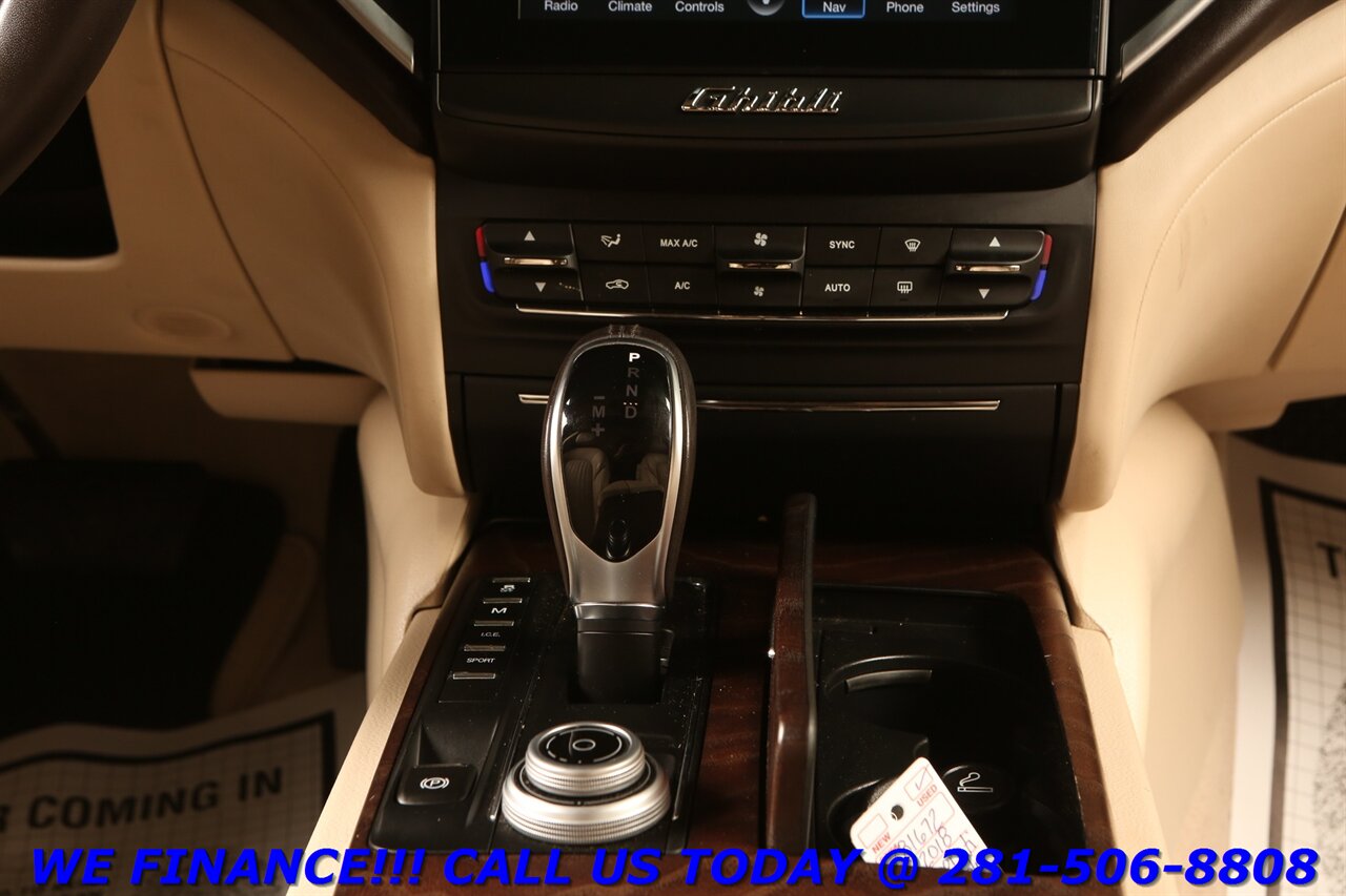 2018 Maserati Ghibli 2018 S GranLusso TWIN-TURBO NAV SUN BLIND 23K MLS - Photo 19 - Houston, TX 77031
