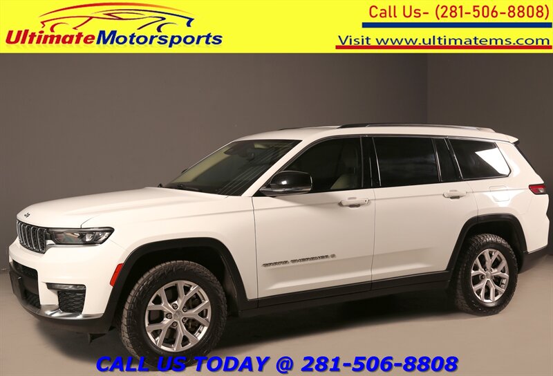 2021 Jeep Grand Cherokee L 2021 Limited 4X4 NAV ADAPT BLIS 6-PASS 87K  