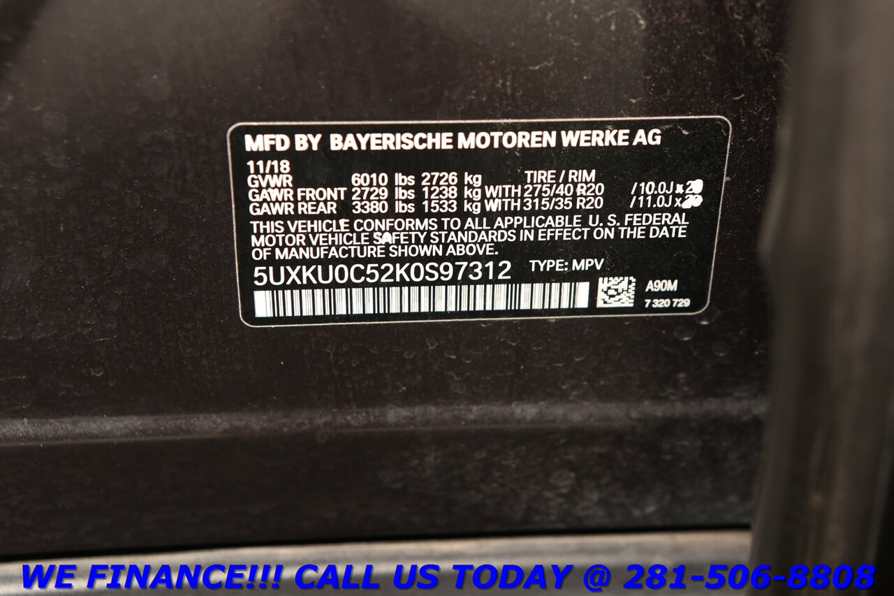 2019 BMW X6 2019 sDrive35i PREM PKG NAV HUD PANO BLIND 78K MLS   - Photo 33 - Houston, TX 77031