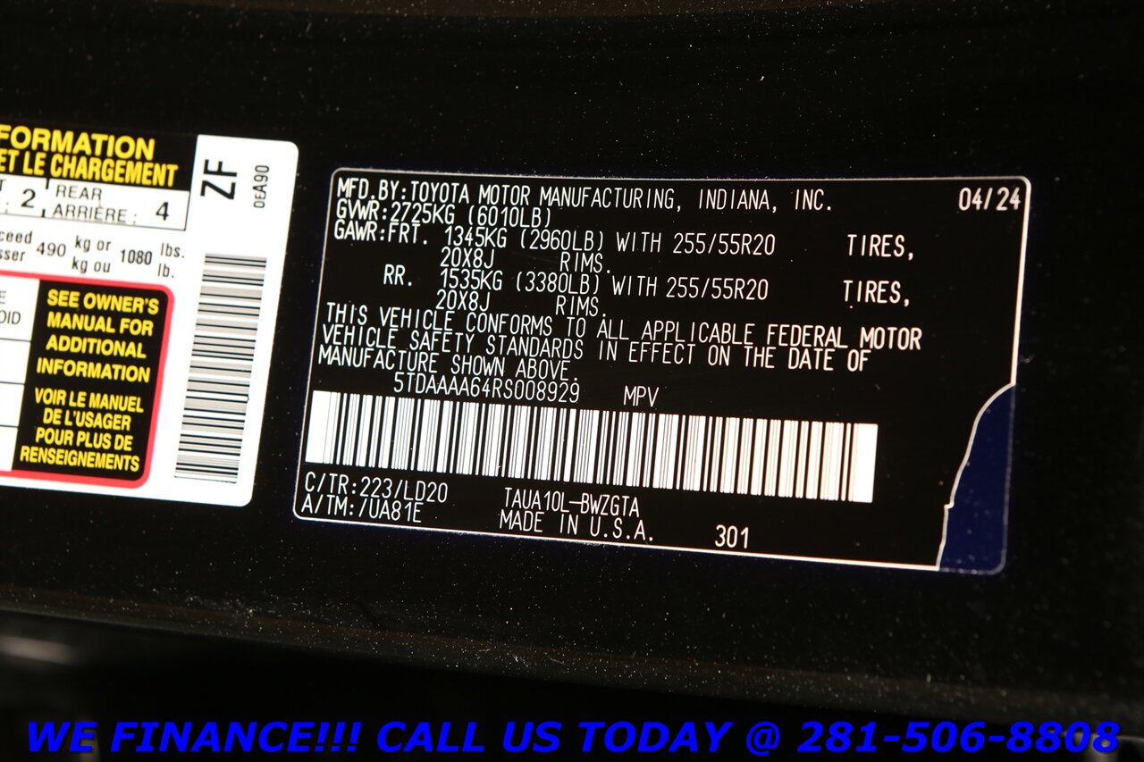 2024 Lexus TX 350 2024 6-PASS MARKLEV CARPLAY HUD PANO BLIND TECHCAM   - Photo 34 - Houston, TX 77031