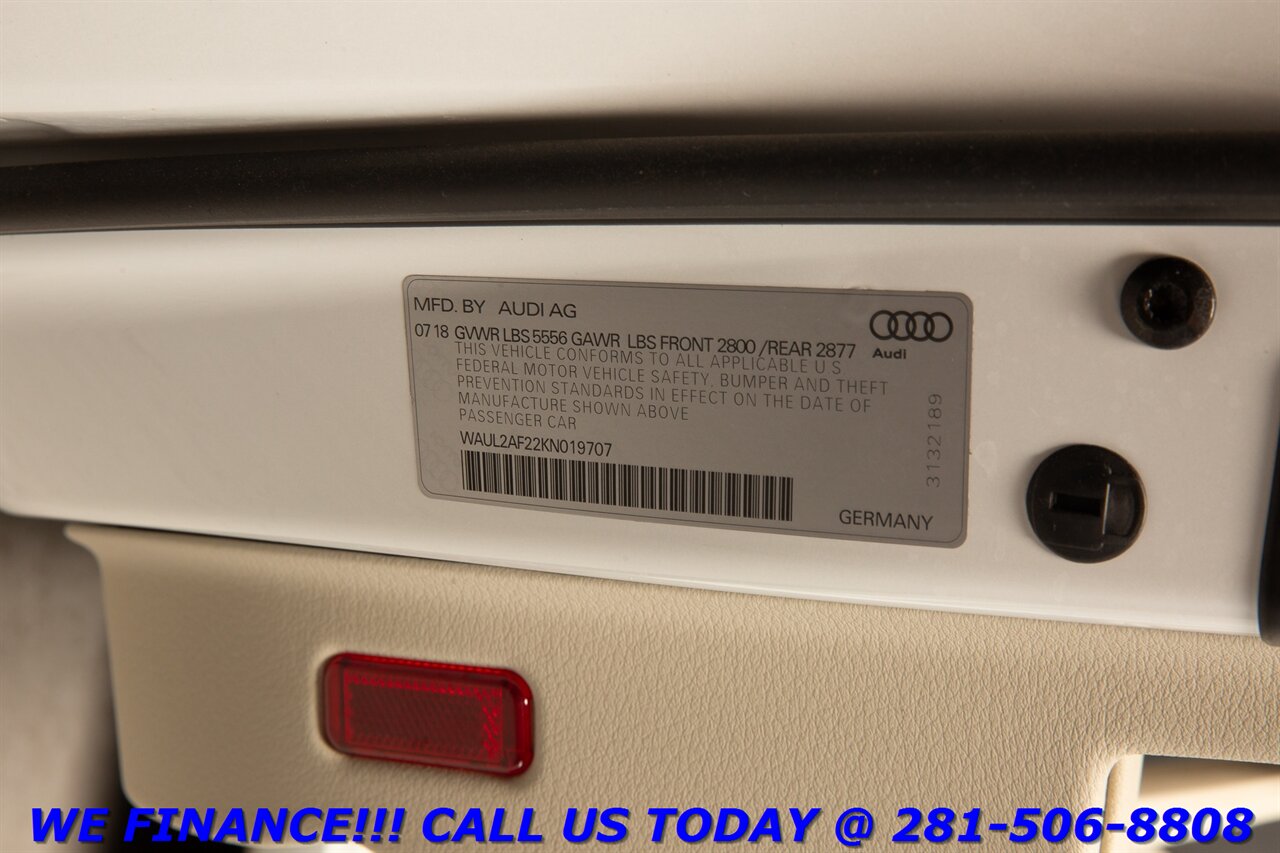 2019 Audi A6 2019 Quattro 3.0t Premium+ B&O AWD NAV SUN 46K MLS   - Photo 30 - Houston, TX 77031