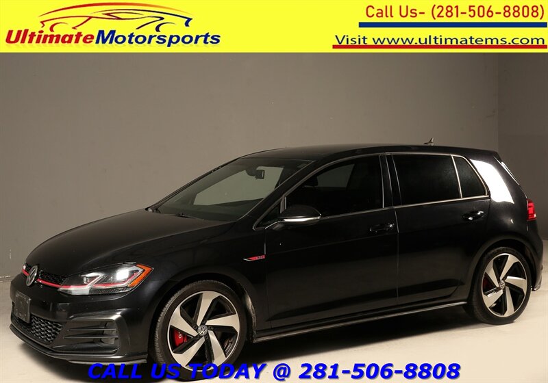 Deep Black Pearl 2019 Volkswagen Golf GTI Hatchback Front-Wheel Drive 6-Speed Manual