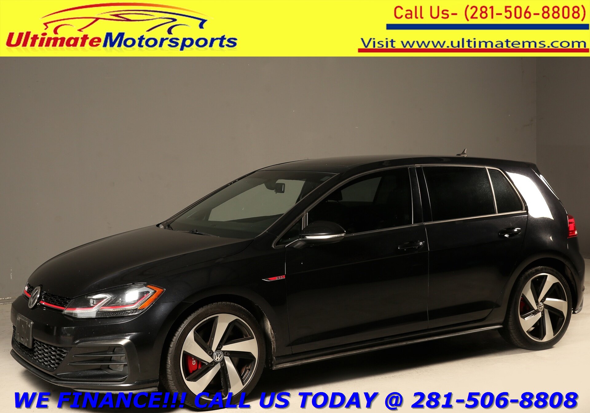 2019 Volkswagen Golf GTI GTI AUTOBAHN NAV SUNR 6SPEED MANUAL LEATHER FENDER   - Photo 1 - Houston, TX 77031