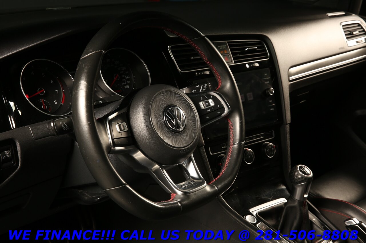 2019 Volkswagen Golf GTI SE NAV SUNROOF 6-SPEED MANUAL LEATHER FENDER S   - Photo 10 - Houston, TX 77031