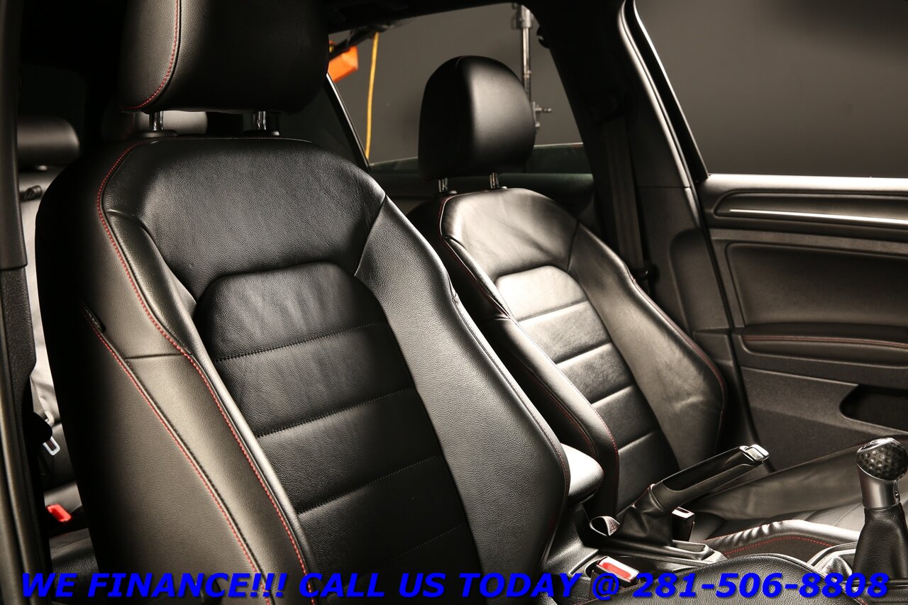 2019 Volkswagen Golf GTI SE NAV SUNROOF 6-SPEED MANUAL LEATHER FENDER S   - Photo 20 - Houston, TX 77031