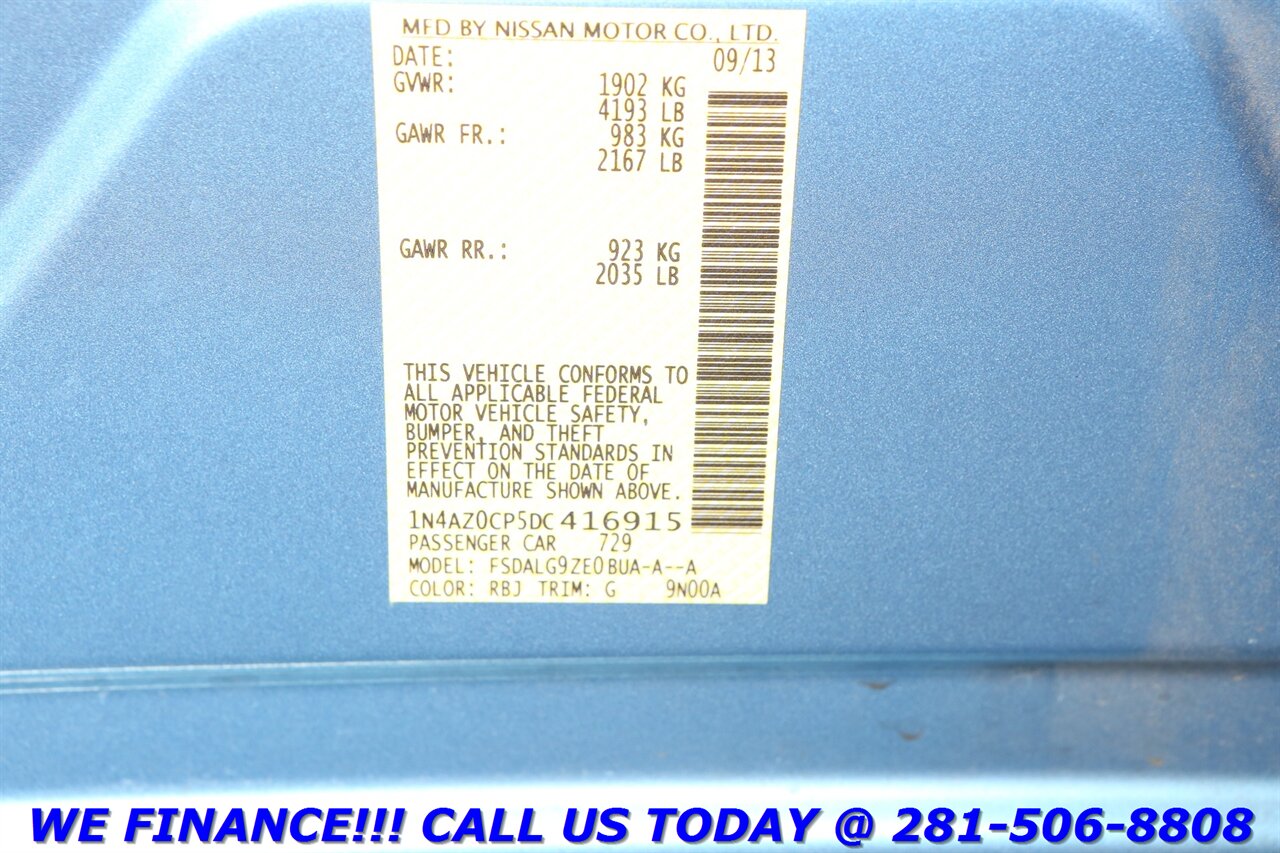 2013 Nissan LEAF 2013 SL NAV LEATHER HEATSEAT CAMERA BOSE 67K   - Photo 31 - Houston, TX 77031