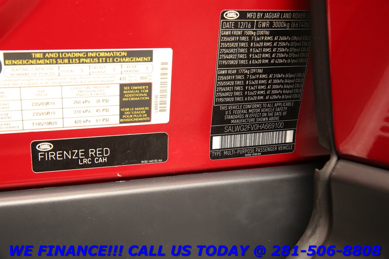 2017 Land Rover Range Rover Sport 2017 HSE SUPERCHARGED 4x4 NAV PANO BLIND - Photo 30 - Houston, TX 77031