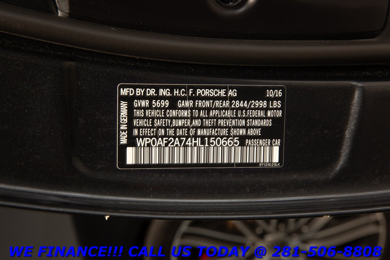 2017 Porsche Panamera 2017 Turbo AWD NAV PANO ADAPT BOSE 60K MLS   - Photo 34 - Houston, TX 77031
