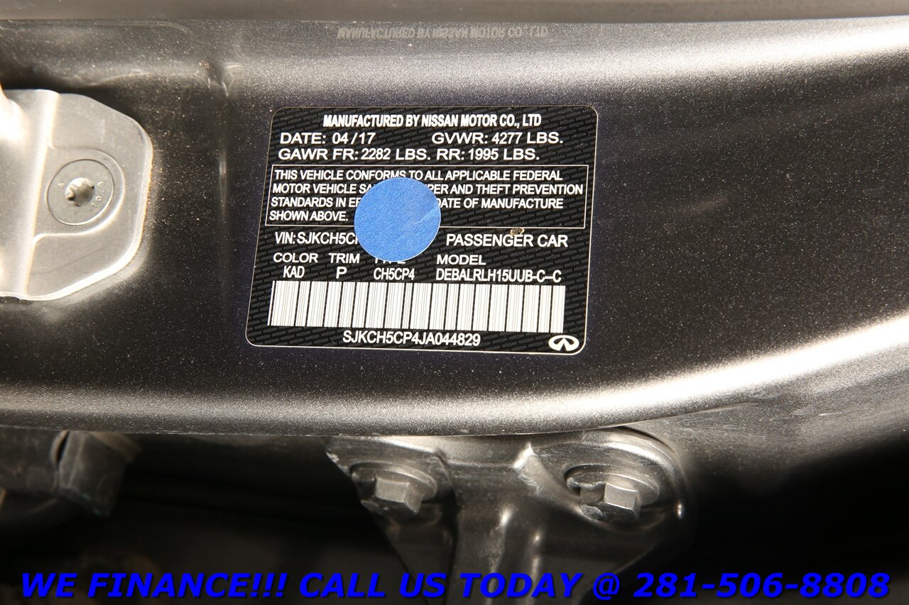 2018 INFINITI QX30 2018 Premium SUN HEATSEAT BOSE 81K MLS   - Photo 28 - Houston, TX 77031