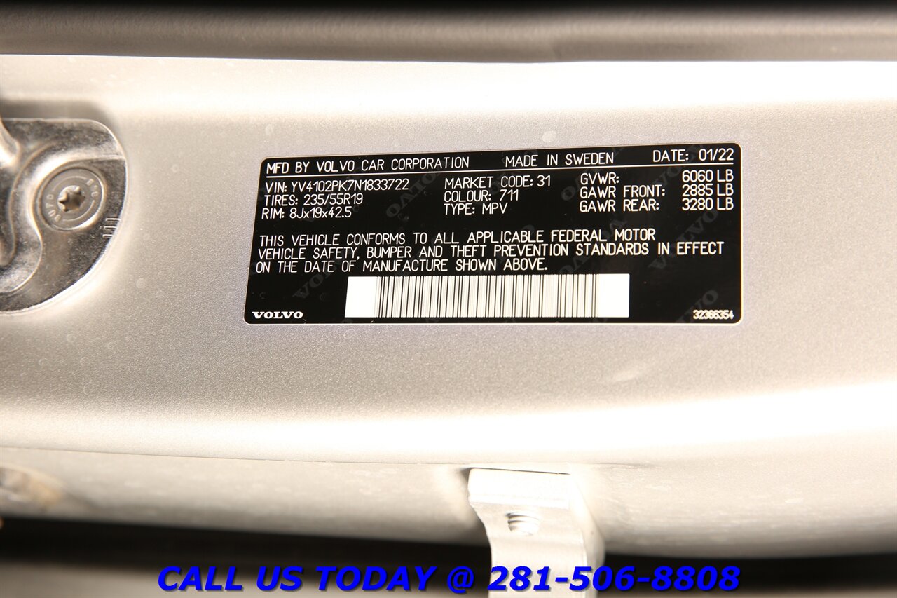 2022 Volvo XC90 2022 T5 Momentum AWD NAV PANO ADVANCED 7PASS CAM - Photo 34 - Houston, TX 77031