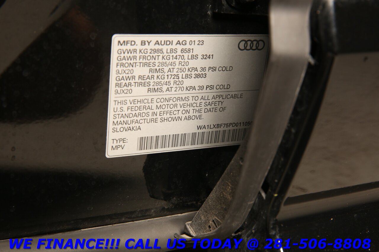 2023 Audi Q7 2023 Quattro Premium Plus AWD 7-PASS PANO 64K MLS - Photo 32 - Houston, TX 77031