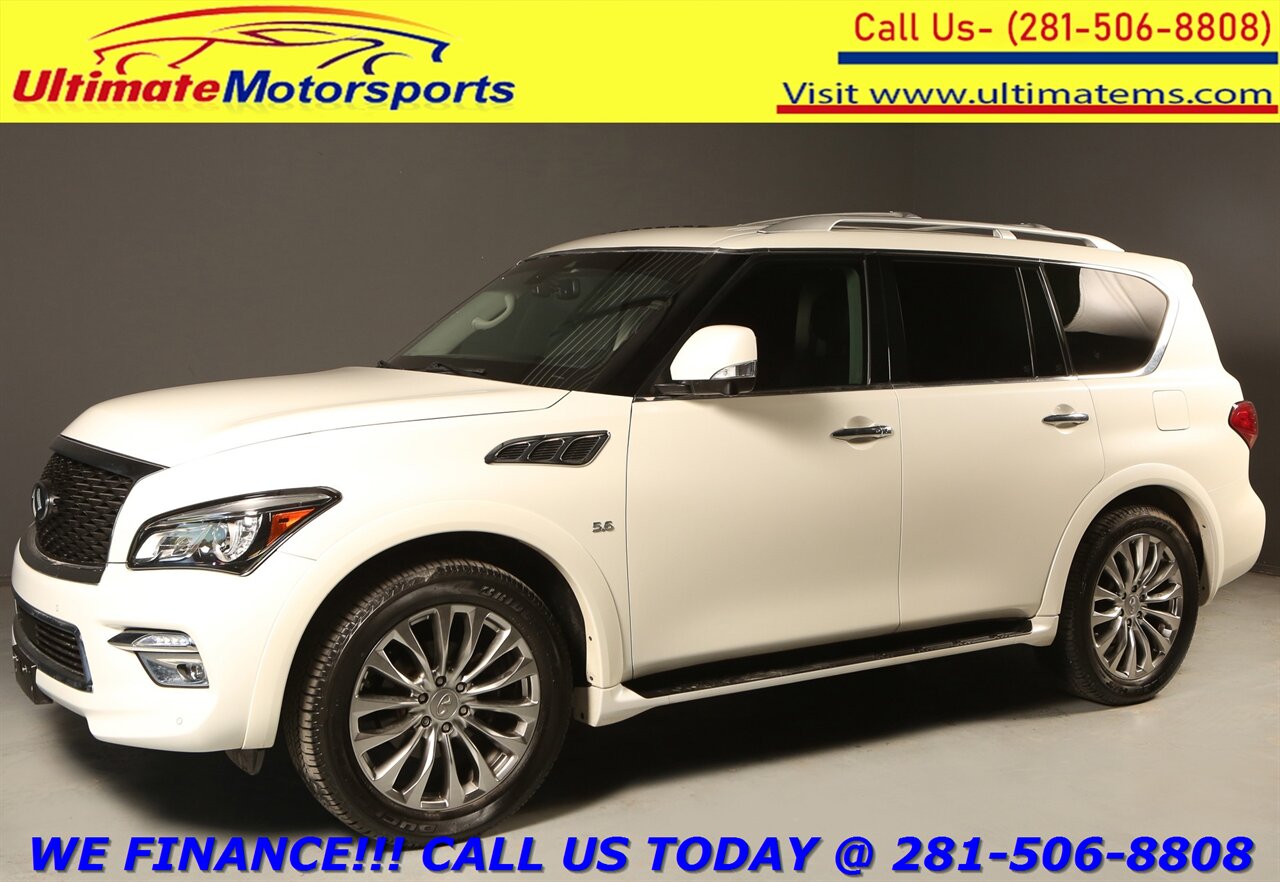 2017 INFINITI QX80 2017 NAV DVD INTEL CRUISE BLIND 7PASS 85K   - Photo 1 - Houston, TX 77031