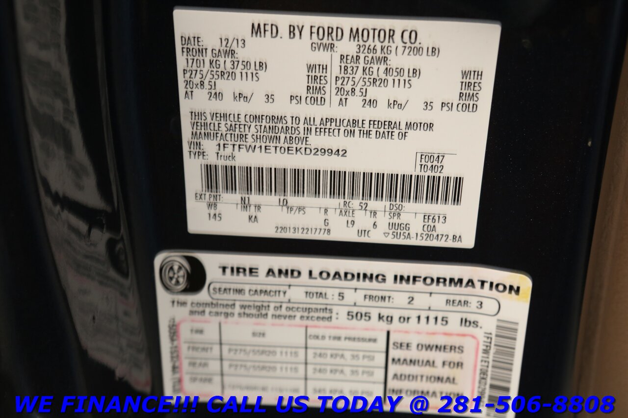 2014 Ford F-150 2014 King Ranch SuperCrew 4x4 NAV SUN SONY CAMERA   - Photo 28 - Houston, TX 77031