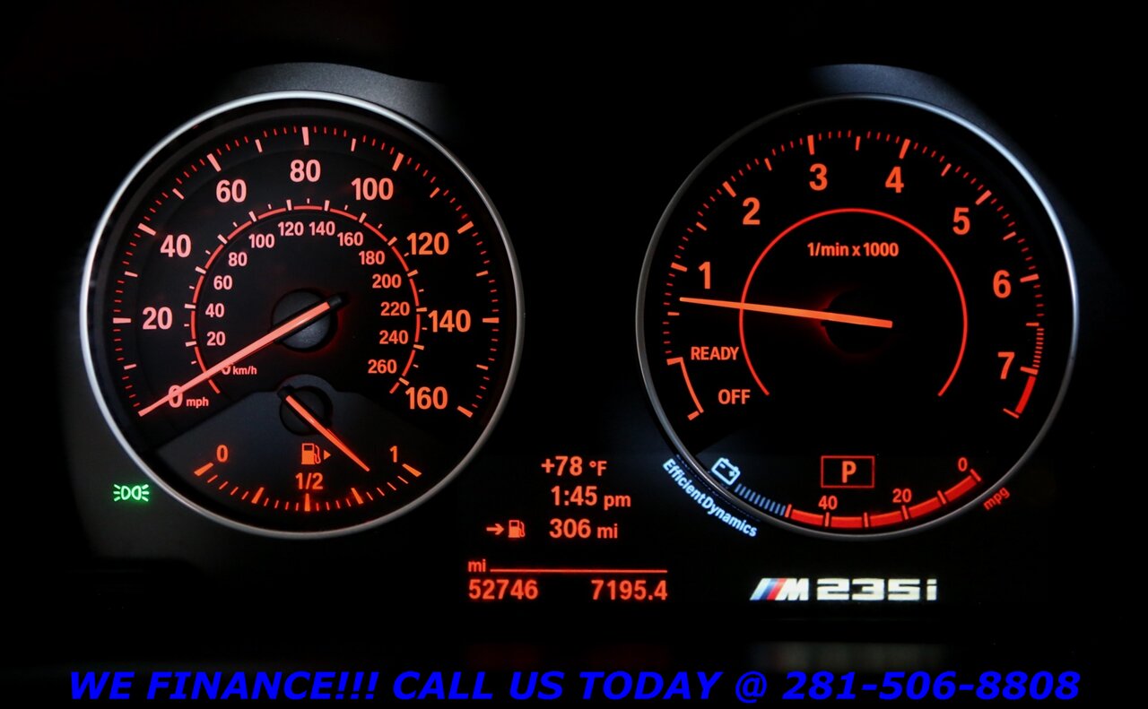 2016 BMW 2016 M235i CONVERTIBLE TECH DRIVEASST HARMAN 52K   - Photo 15 - Houston, TX 77031