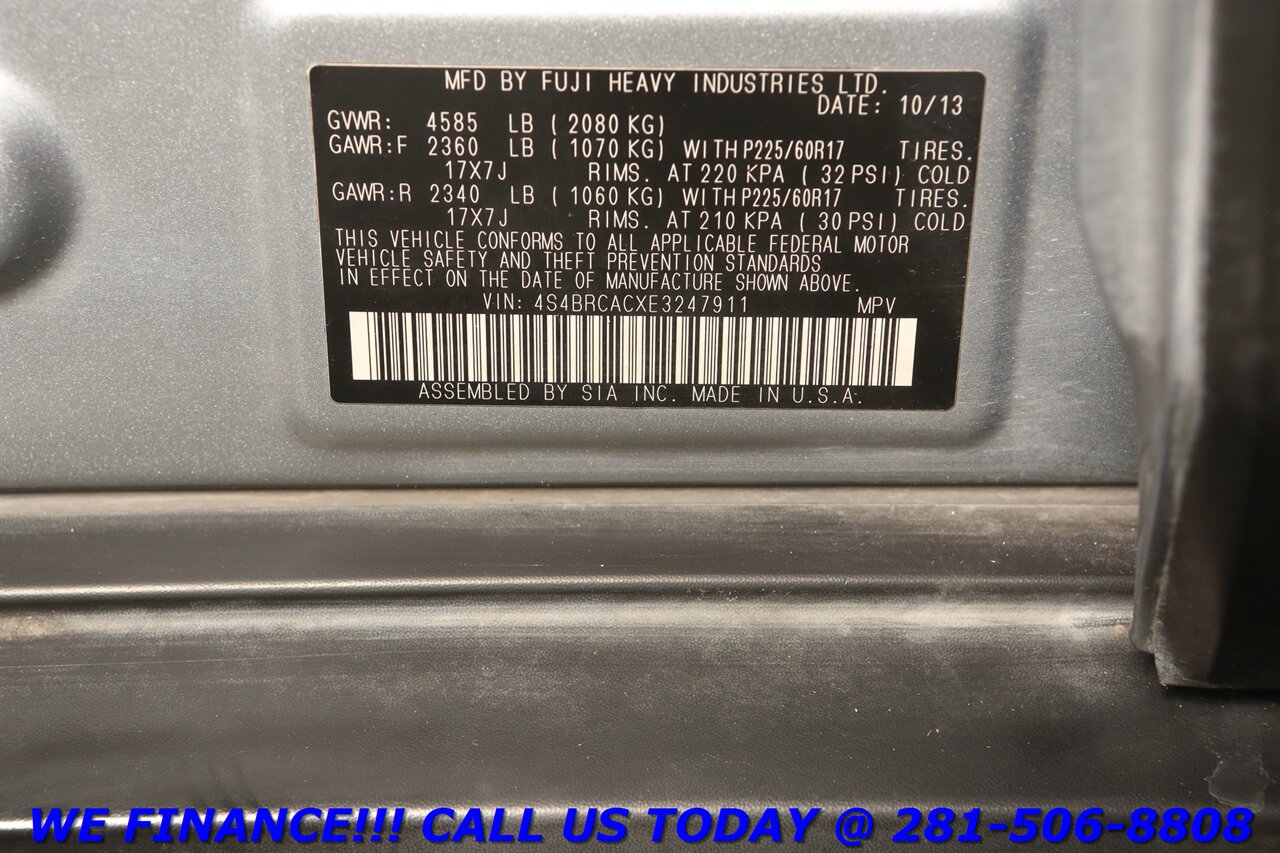 2014 Subaru Outback 2014 2.5i AWD WAGON ROOF RAIL 17 "ALLOYS 85K MLS   - Photo 26 - Houston, TX 77031