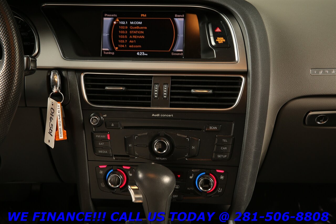 2012 Audi A5 2012 2.0T Quattro Premium Plus AWD SUN 21K MLS   - Photo 17 - Houston, TX 77031