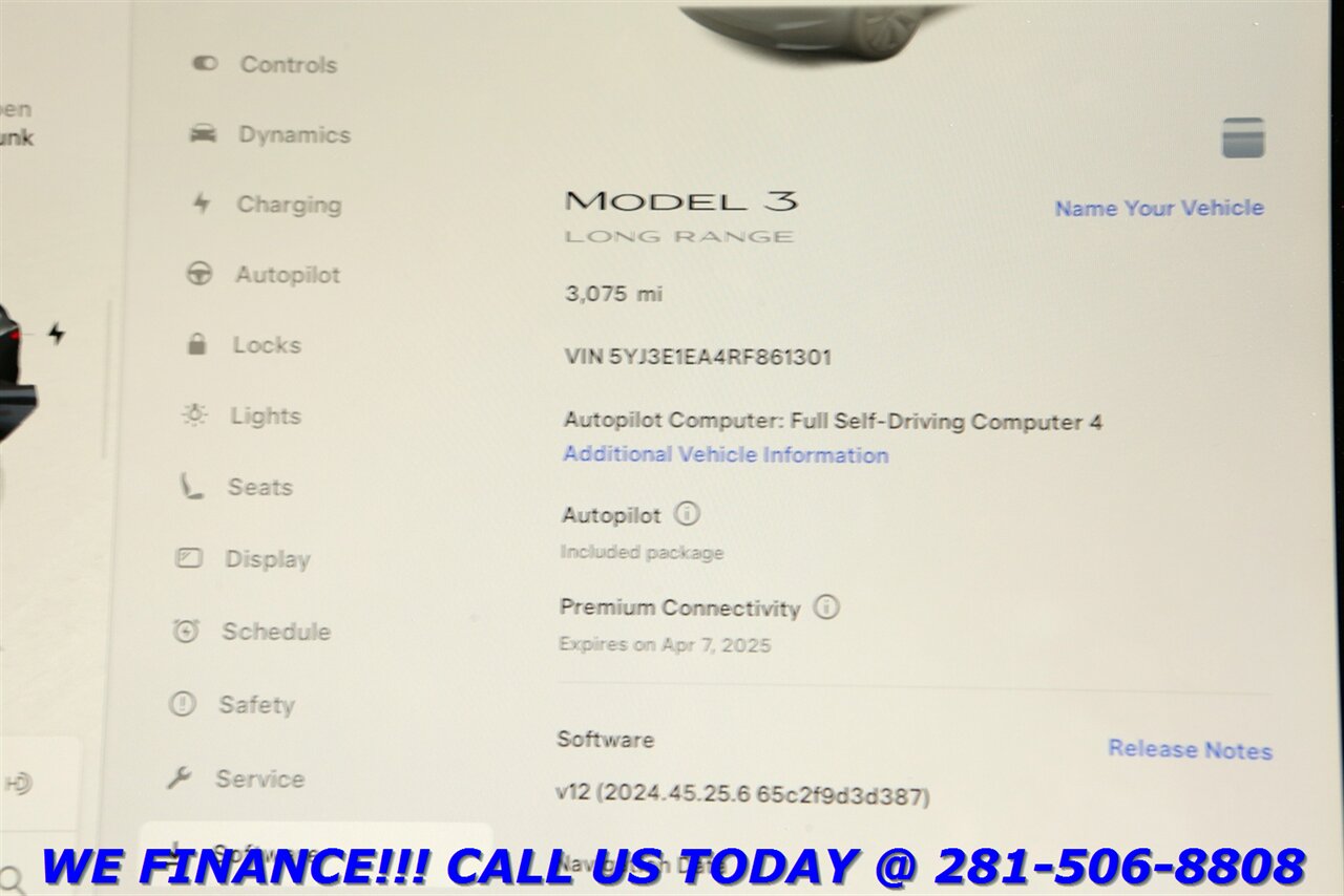 2024 Tesla Model 3 2024 Long Range FSD NAV PANO HEATSEAT 3K MILES!!!   - Photo 15 - Houston, TX 77031