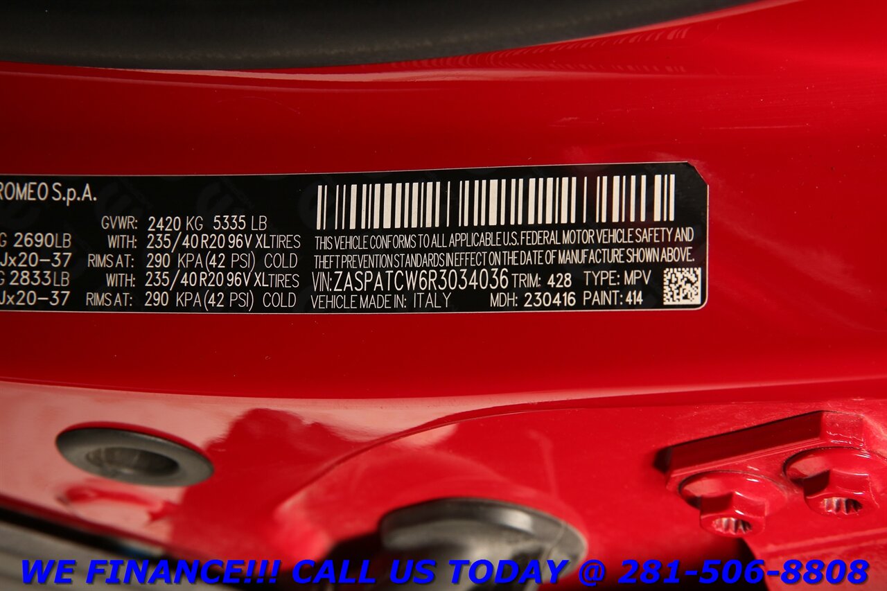 2024 Alfa Romeo Tonale Hybrid 2024 Ti eAWD PLUG-IN HYBRID NAV SUN 31K MLS   - Photo 32 - Houston, TX 77031