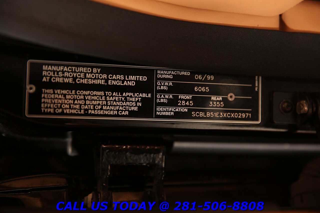 1999 Bentley Arnage 1999 SPORT SUNROOF HEATSEAT WOOD 77K MLS - Photo 29 - Houston, TX 77031