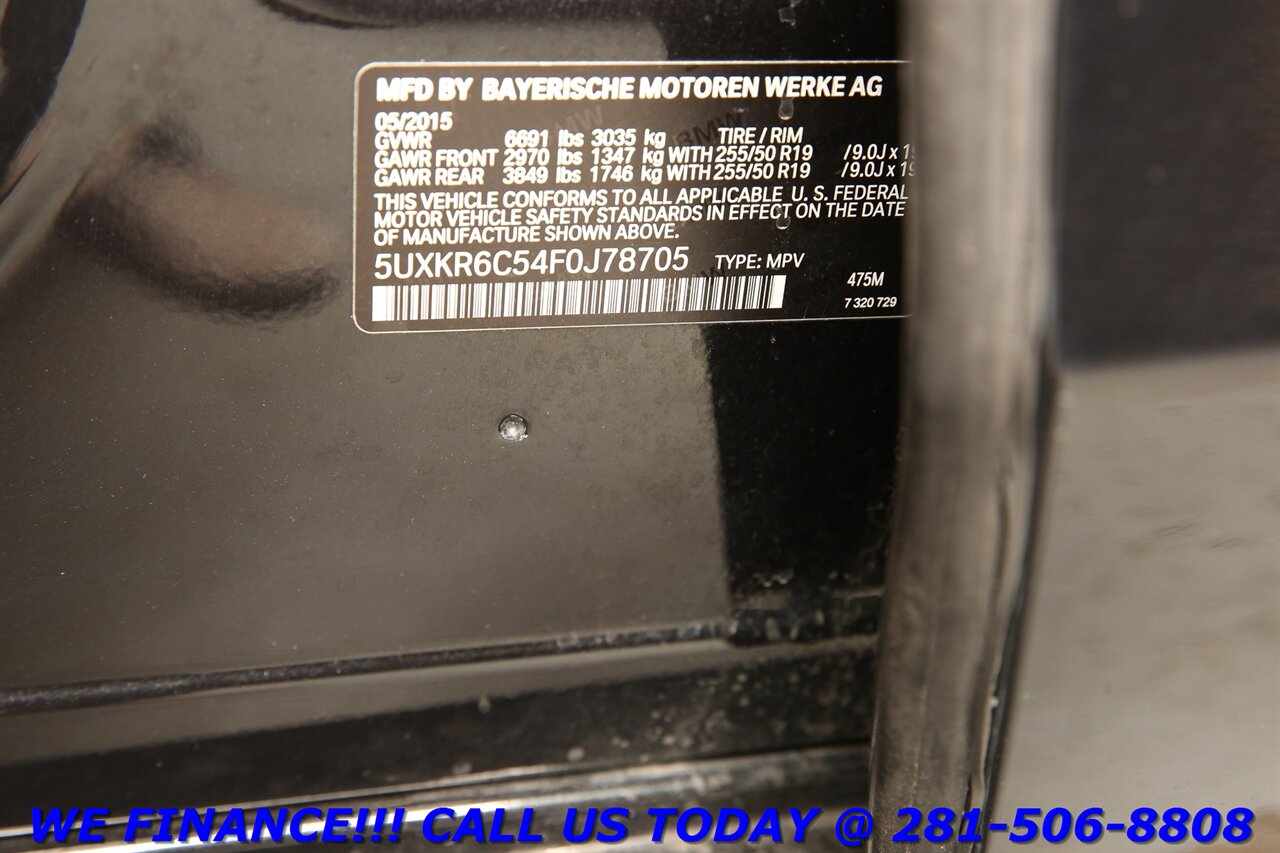 2015 BMW X5 2015 xDrive50i M-Sport AWD NAV PANO 3ROW 56K MLS   - Photo 32 - Houston, TX 77031