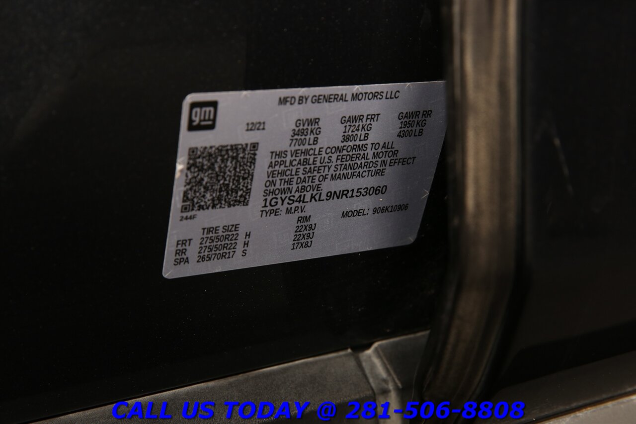2022 Cadillac Escalade ESV 2022 Premium 4x4 NAV HUD PANO SUPERCRUISE 84K MLS - Photo 33 - Houston, TX 77031