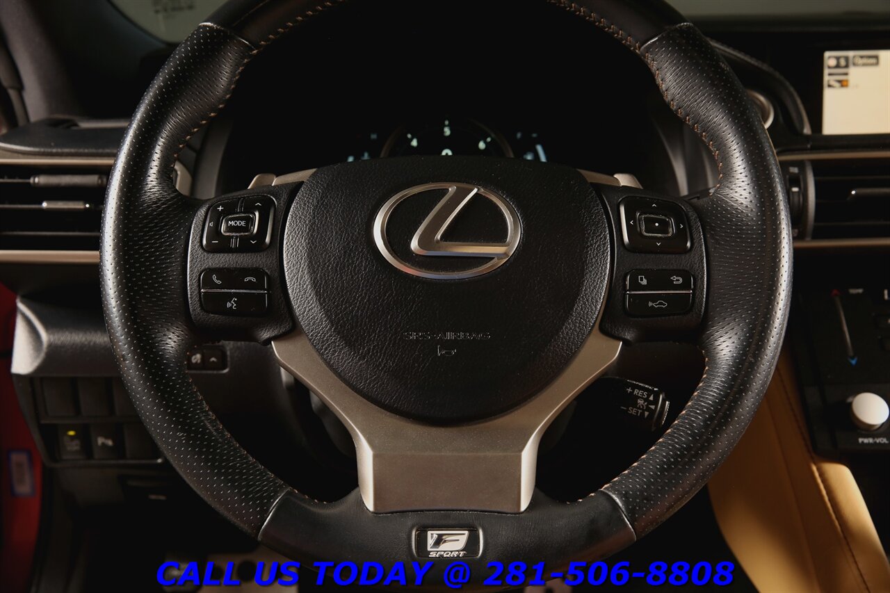 2015 Lexus RC350 2015 F-Sport NAV SUN RADAR CRUISE BLIS MARK LEVINS - Photo 15 - Houston, TX 77031
