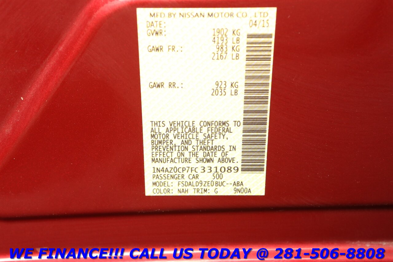 2015 Nissan LEAF 2015 QUICK CHARGE LED NAV HEATSEATS CAM IRS REBATE - Photo 28 - Houston, TX 77031
