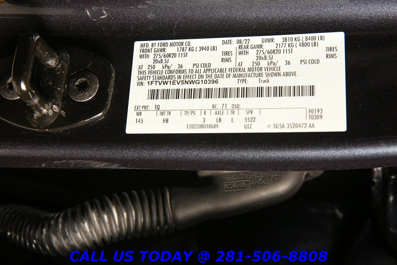 2022 Ford F-150 Lightning 2022 Lariat Crew 4x4 COPILOT NAV PANO ADAPT 39K Mi   - Photo 31 - Houston, TX 77031