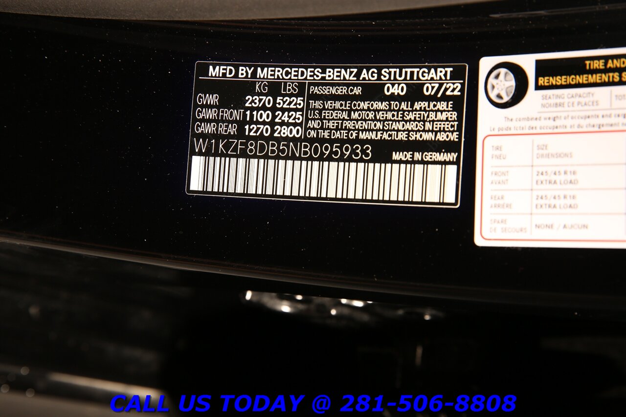 2022 Mercedes-Benz 2022 E350 AMG NAV SUN ADAPTCRUISE BURMESTER 24K Mi   - Photo 29 - Houston, TX 77031