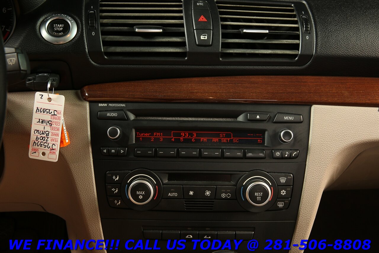 2009 BMW 2009 128i CONVERTIBLE WOOD BLUETOOTH CRUISE   - Photo 16 - Houston, TX 77031