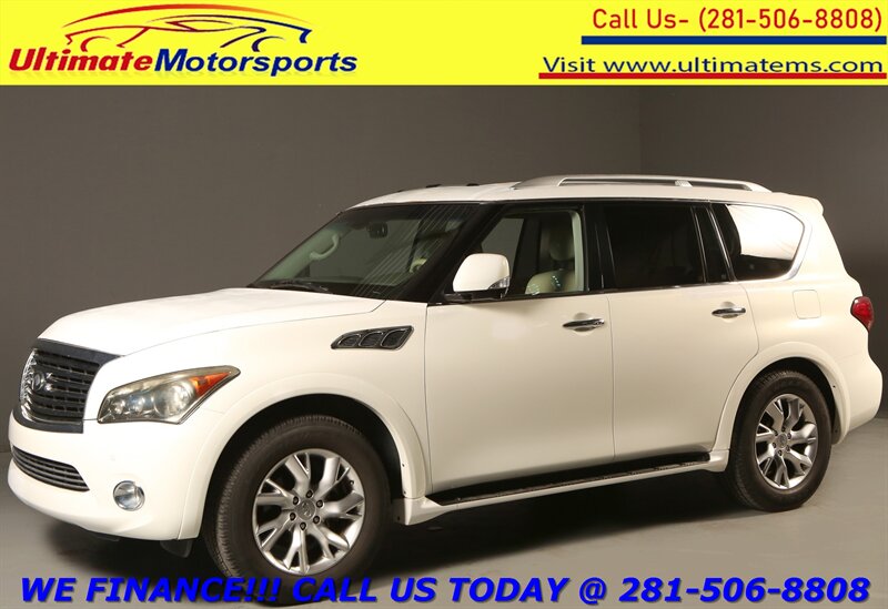 2012 INFINITI QX56 2012 NAV DVD SUN 7PASS CAMERA WOOD 80K MLS  