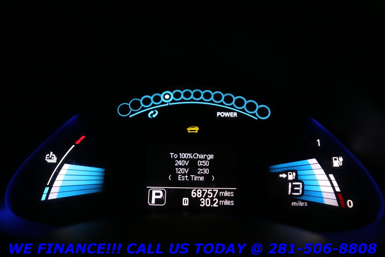 2012 Nissan LEAF 2012 SL NAV QUICK CHARGE CAM KEYGO 68K MLS IRS RE - Photo 13 - Houston, TX 77031