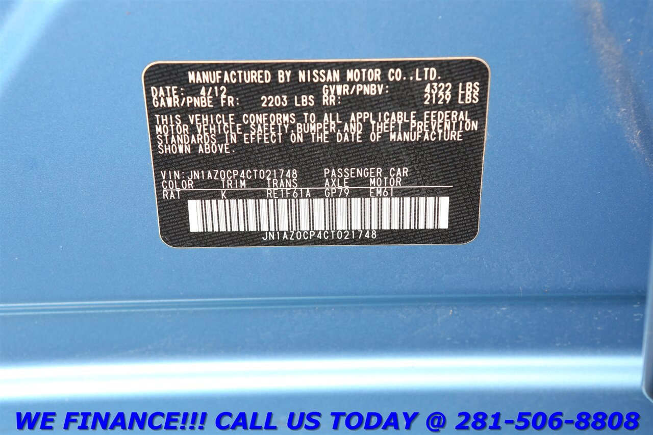 2012 Nissan LEAF 2012 SL NAV QUICK CHARGE CAM KEYGO 68K MLS IRS RE - Photo 24 - Houston, TX 77031