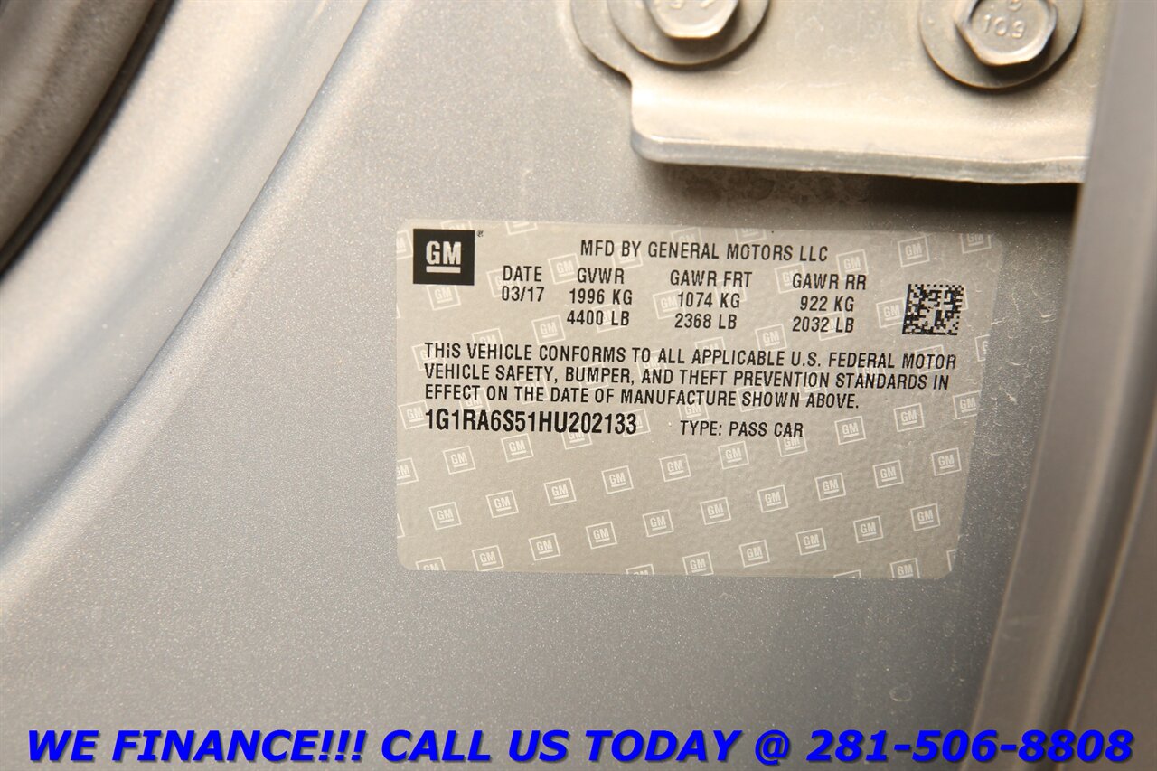 2017 Chevrolet Volt 2017 LT SPORT CAMERA KEYLESS BLUETOOTH 73K MLS   - Photo 28 - Houston, TX 77031