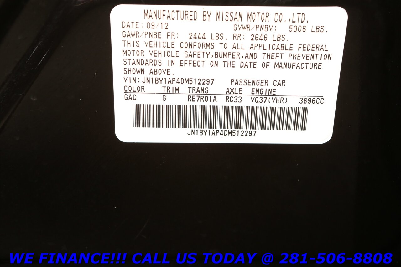2013 INFINITI M37 NAV 20 INCH WHEELS NEW TIRES LOADED - Photo 26 - Houston, TX 77031
