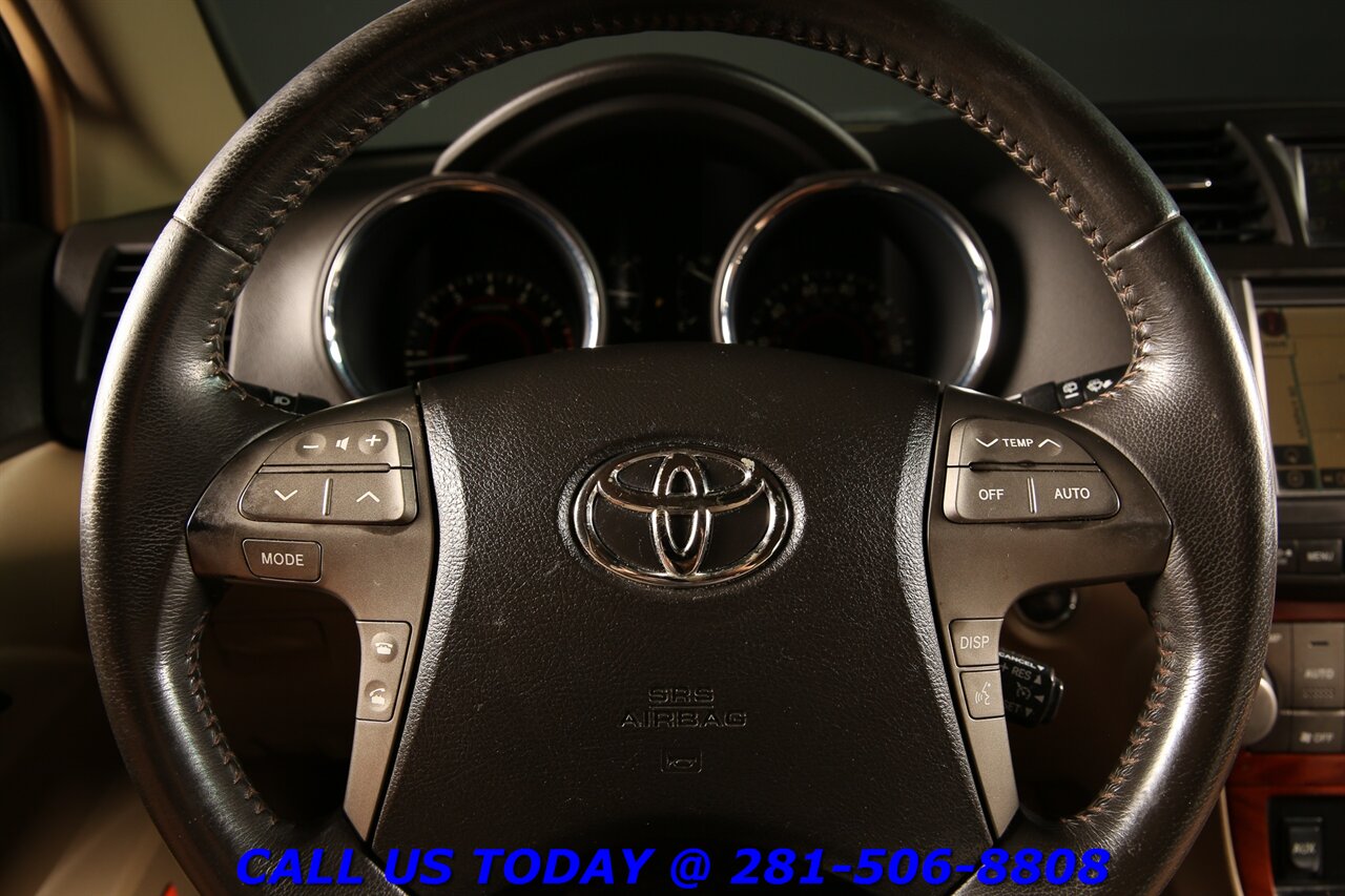 2009 Toyota Highlander 2009 Limited NAV SUN HEATSEAT CAMERA JBL 3ROW - Photo 13 - Houston, TX 77031