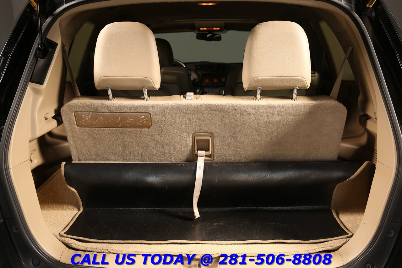2009 Toyota Highlander 2009 Limited NAV SUN HEATSEAT CAMERA JBL 3ROW - Photo 26 - Houston, TX 77031