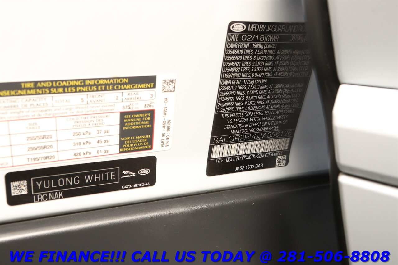 2018 Land Rover Range Rover 2018 HSE SUPERCHARGED 4x4 NAV PANO MERIDIAN 61K ML - Photo 32 - Houston, TX 77031