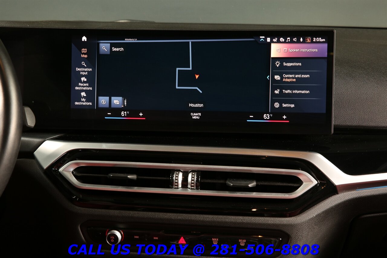 2023 BMW 330i NAV SUNROOF RED-LEATHER CURV DISPLAY DRV-ASST - Photo 16 - Houston, TX 77031