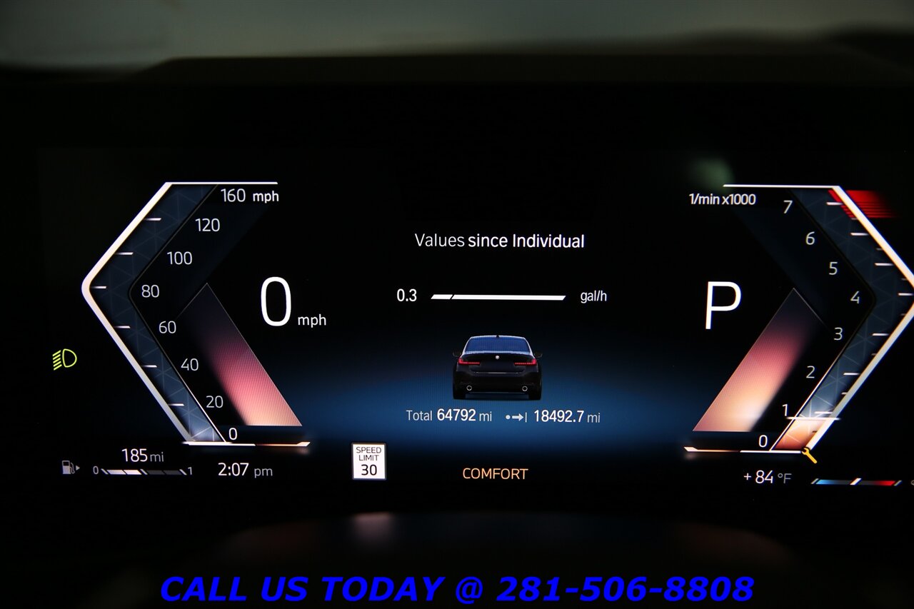 2023 BMW 330i NAV SUNROOF RED-LEATHER CURV DISPLAY DRV-ASST - Photo 15 - Houston, TX 77031