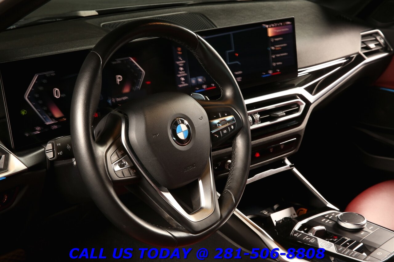 2023 BMW 330i NAV SUNROOF RED-LEATHER CURV DISPLAY DRV-ASST - Photo 10 - Houston, TX 77031